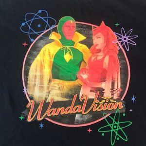 Super soft! Marvel Studios WandaVision iron on tee shirt